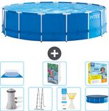 Intex Rond Frame Zwembad - 457 x 122 cm - Blauw