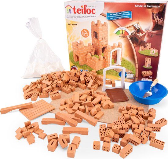 Teifoc Bouwdoos - Kasteel - Klein | Bouw je Eigen Kasteel - 3 Modellen