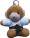 Nihon Sport Nederland BV Sleutelhanger Aap in Gi Bruin/Wit/Zwart Unisex