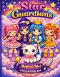 Magical Girl Coloring & Activity Book