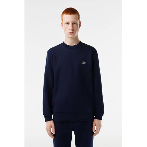 Lacoste Jogger Sweater with Logo - Navy Blue