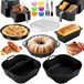 Accessoires COSORI Accessoires voor heteluchtfriteuse voor COSORI Turboblaze 6L Airfryer XXL 5,5L 6,4L, Airfryer-accessoires voor Ninja MAX PRO AF180EU, XXL 8L, 8,3L en andere 4,7-8,3L friteuses.