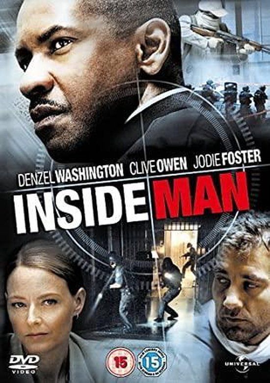 Movie INSIDE MAN (D) - DVD - Drama - Engels - Nederlands/Engels/Arabisch/Deens/Fins/Hebreeuws/IJslands/Noors/Zweeds ondertiteling