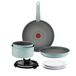 Tefal Ingenio Halo Eucalyptus 9-delige pannenset