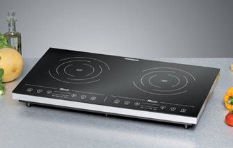 Rommelsbacher CT 3410/IN - Inductiekookplaat - 2 zones - Zwart/Wit