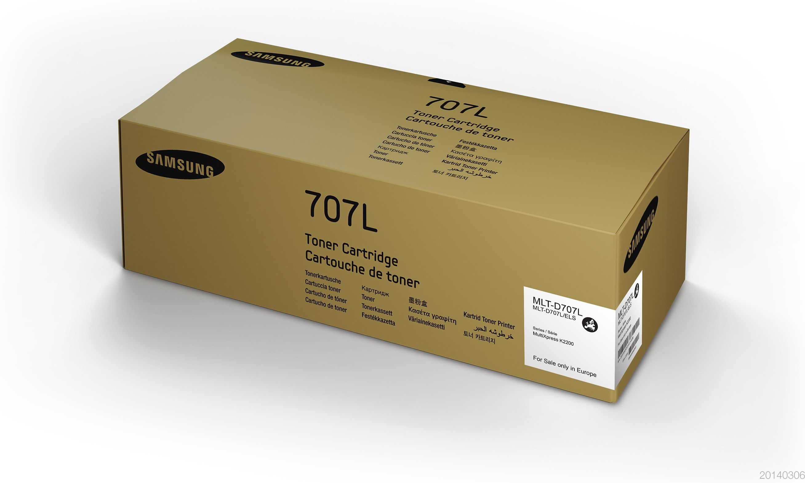 HP Samsung MLT-D707L - Tonercartridge - Zwart - 1 stuk - Compatibel met SL-K2200, K2200ND