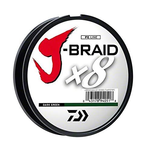 Daiwa J-Braid 300M 8-Strand Woven Round Braid Line