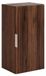 3xE living Demi-colonne suspendue 35 cm, chêne noyer, poignée argentée