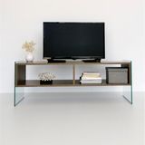 Hanah Asir TV Kast Televisiemeubel Okkernoot 120 x 45 x 35 cm
