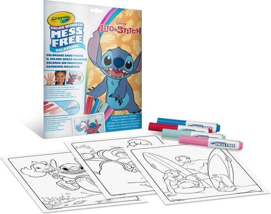 Crayola - Color Wonder - Kleurboek - Disney Lilo en Stitch - Kleurplaten en Stiften