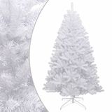 vidaXL Kunstkerstboom met scharnieren en sneeuw 120 cm