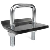 MAXXHAUL 50023 Anti-rammelaar trekhaak stabilisator voor trekhaken van 3,2 cm tot 5,1 cm om beweging op de trekhaak te verminderen Fietsendrager