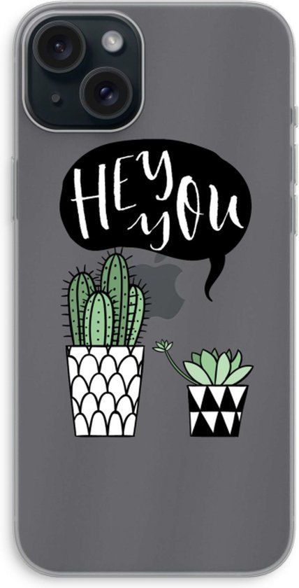 Case Company - Hey You Cactus iPhone 15 Plus Case - Soft Cover