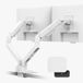 BenQ BDH02 ergo monitor arm blanc