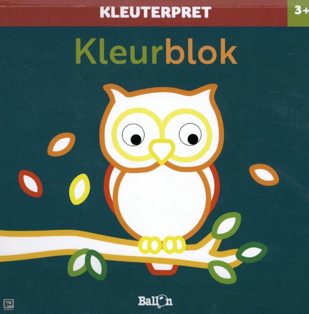 Ballon Media Kleuterpret Kleurboek Uil 3+