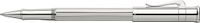 Graf von Faber-Castell Rollerballpen Classic Platinum M Blauw Zilver Metaal