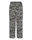 Kaffe Damesbroek KAFFE Dacia Printed zwart / wit