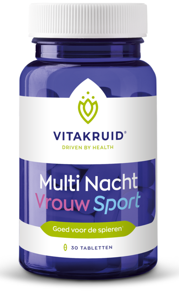 Vitakruid Multi Nacht Vrouw Sport Tabletten