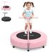 Mini-trampoline pour tout-petits avec une poignée de sécurité