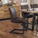 Julian Bowen Brooklyn Stoelen - Set van 2 - Bruin