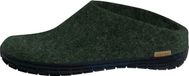 glerups Dames en Heren pantoffels rubberen zool Schwarz