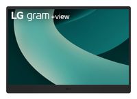 LG 17MT70 Draagbare monitor Zwart, Roestvrijstaal 43,2 cm (17") LED WQXGA