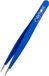 Merkloos / Sans marque REMOS Splinterpincet - Edelstaal [INOX] 9,5 cm - Fijne Punt Blauw