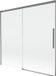 Mexen Rox 2-delige verschuifbare badwand 170 x 150 cm, transparant, gunmetal