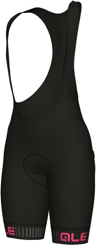 Alé Cycling Solid Traguardo Bib Shorts Dames zwart