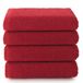 Top Towel - Plus - Badhanddoeken - 4 gezichtshanddoeken of bidet - 30 x 50 cm - 100% Katoen - Granaat