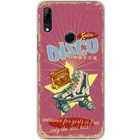 Huawei P Smart Z Retro disco bedrukt siliconen hoesje