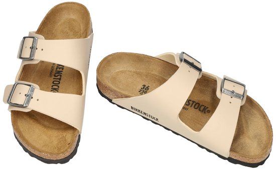 Birkenstock Dames Zandkleur Slippers & Muiltjes Maat 40