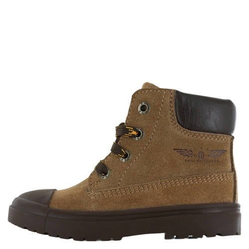 Shoesme suède enkelboots - cognac