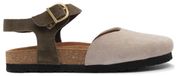 Maciejka Sabots en cuir naturel, modèle H736504000, Marron-Noir