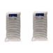 Merkloos / Sans marque Sneeuw watten - 8x - zak - 100 gram - winterdecoratie - winterversiering