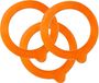 Le Parfait Weckpot inmaakringen - 30x - rubber - oranje - 9 cm -