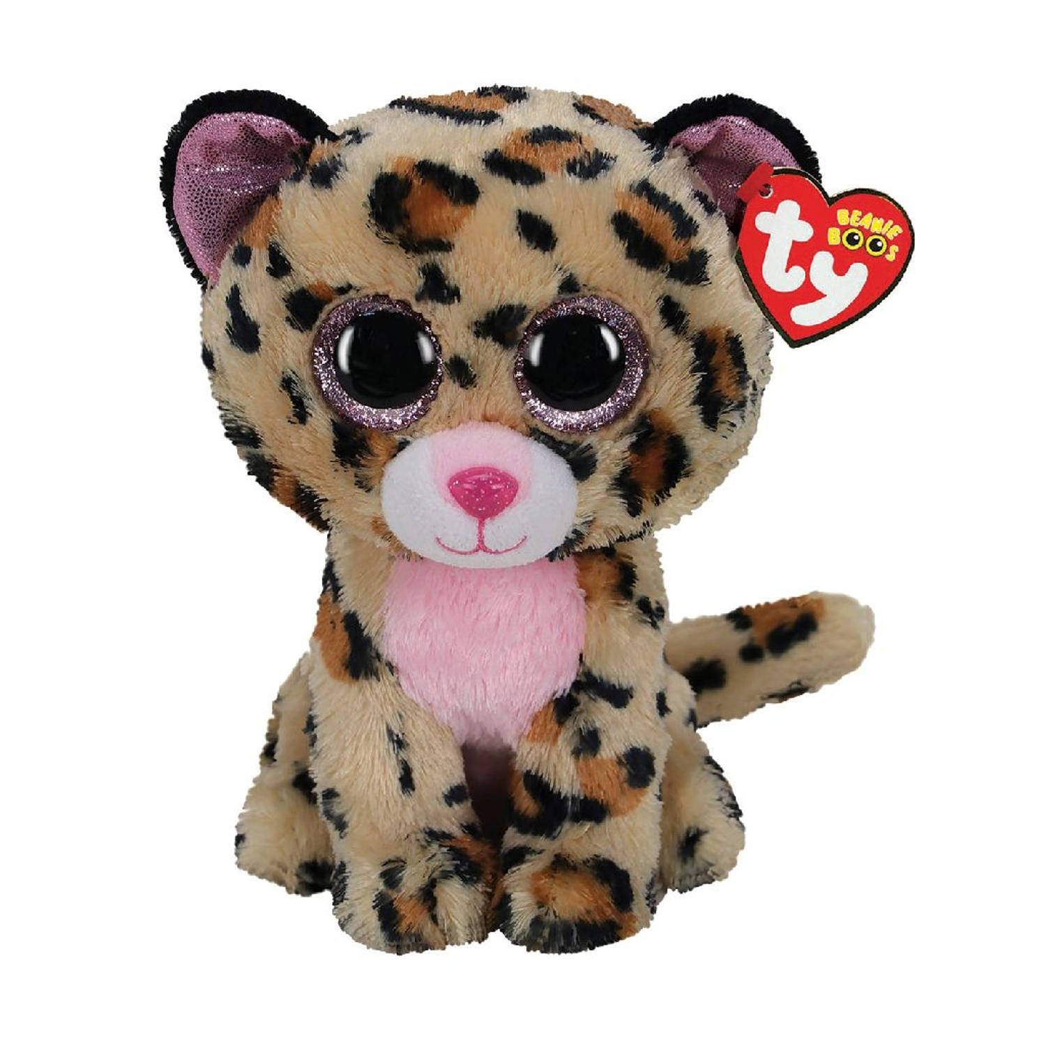 TY Beanie Buddy Livvie Leopard 24cm