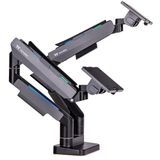 Thermaltake GEA Dual RGB Gaming-monitorarm, zwart