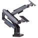 Thermaltake GEA Dual RGB Gaming-monitorarm, zwart