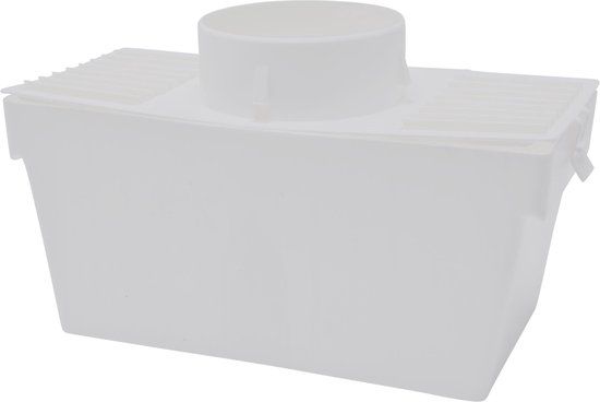 Nedco BV Condens/stoom opvangbak PP - Wit - 17x17.2x13.5 cm