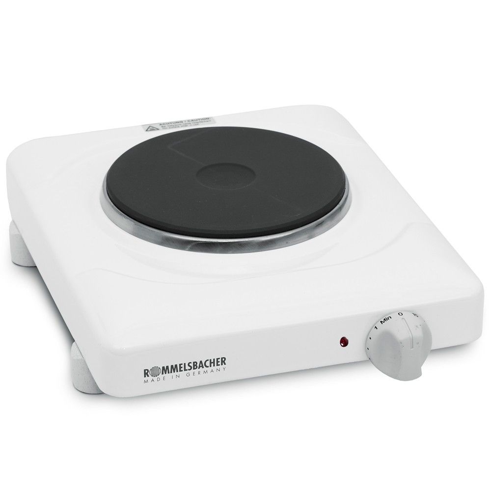 Rommelsbacher THS 815 - Elektrische kookplaat - Wit - 24.5 cm - 1 zone