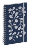 Exacompta - 1608052E zakagenda Espace 16S, spiraalbinding, plantaardig, 9 x 16 cm, januari tot december 2024, blauw