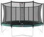 BERG Favorit Regular 430 Trampoline Op Poten - Safety Net Comfort - AirFlow Springdoek - Groen