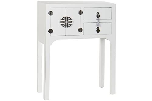 DRW Console sparren 63 x 26 x 83 Oosters wit - 8434360217822