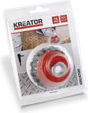 Kreator - KRT150203 - Komborstel getorst - M14 Ø 75mm gedraaid staal