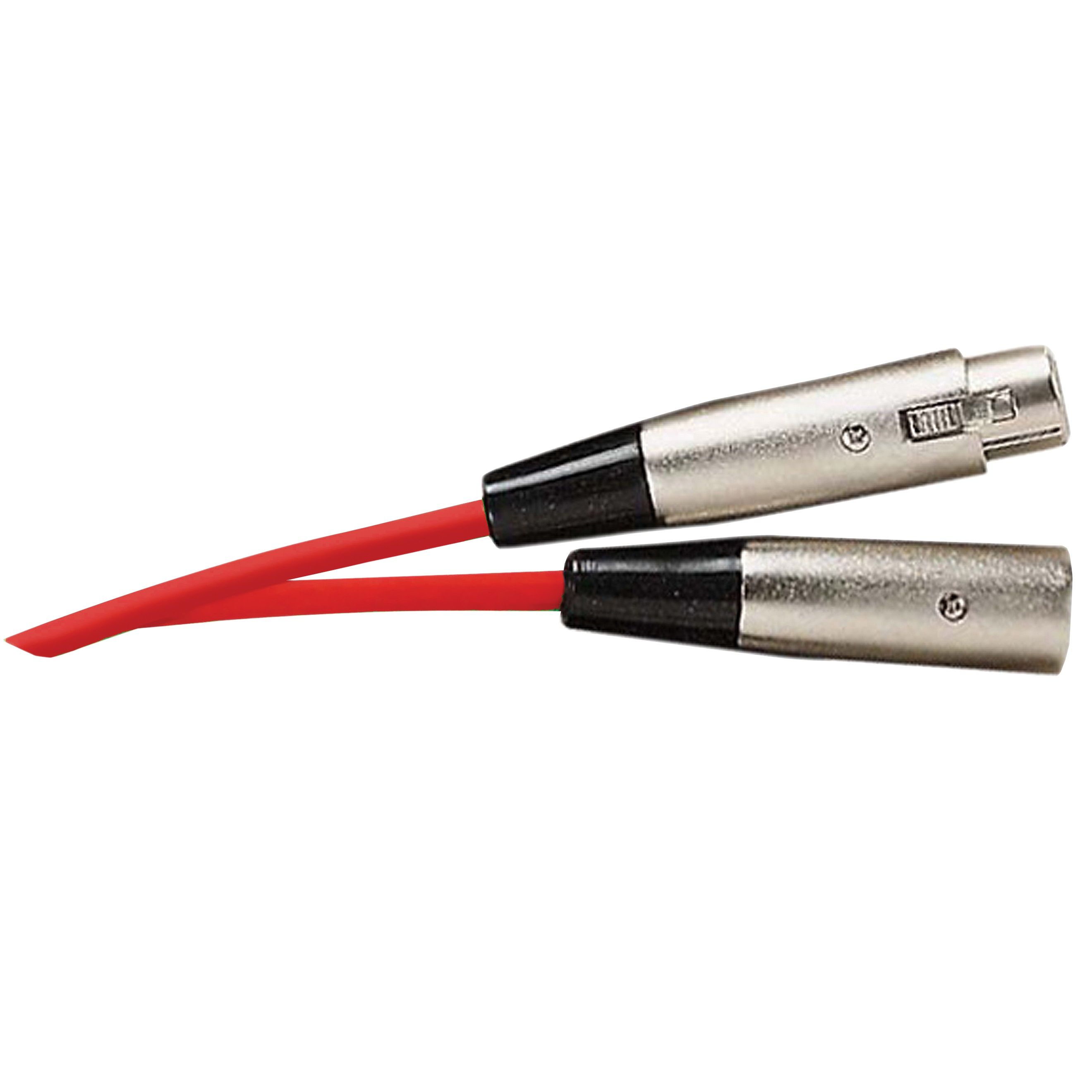 Soundlab XLR m XLR v audiokabel rood 1 meter