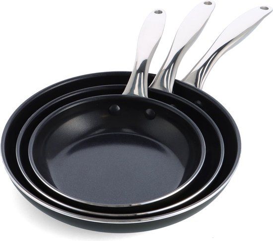 Dagelijkse Kost Koekenpannenset 2-delig ø20+24+28cm - inductie - PFAS-vrij