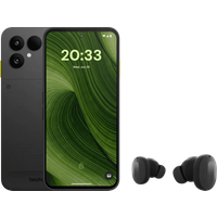 Fairphone Fairphone 6 256GB Zwart 5G + Fairphone Fairbuds True Wireless Earbuds Zwart