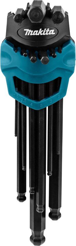 Makita Inbussleutelset 9-delig - B-65894
