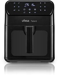 UFESA Talent Air fryer, Luchtfriteuse zonder olie, 12L, 13 Kookprogramma's, 1850W, Touch-paneel, Incl. 6 Accessoires, Instelbare tijd, Anti-baklaag, BPA en PFOA vrij